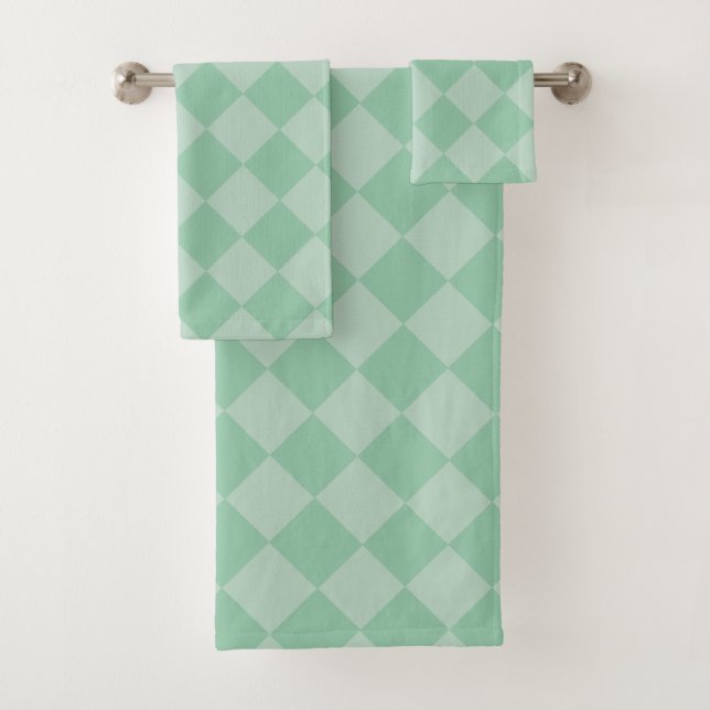 Vintage Circus Diamond Bath Towel Set (Insitu)