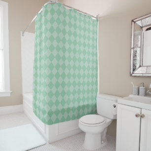 Vintage Circus Diamond Shower Curtain