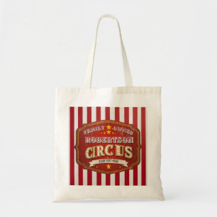 Vintage Circus Family Tote – Custom Fun Fair Strip