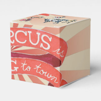 Vintage Circus Favour Box