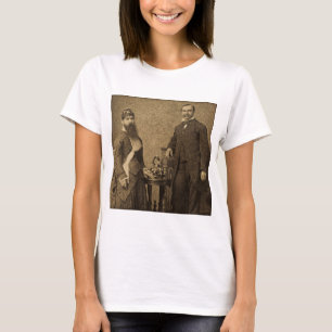 Vintage Circus Freak Bearded Lady T-Shirt