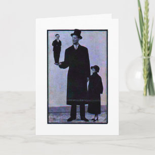 Vintage Circus Freak Funny Birthday Card