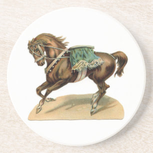 Vintage Circus Horse Coaster