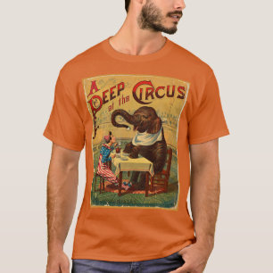 Vintage Circus Illustration Art Old Antique T-Shirt