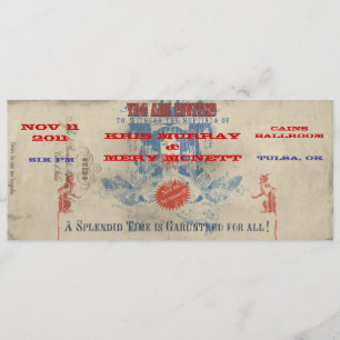 Vintage Circus Invitation
