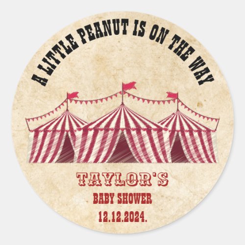 circus theme baby shower