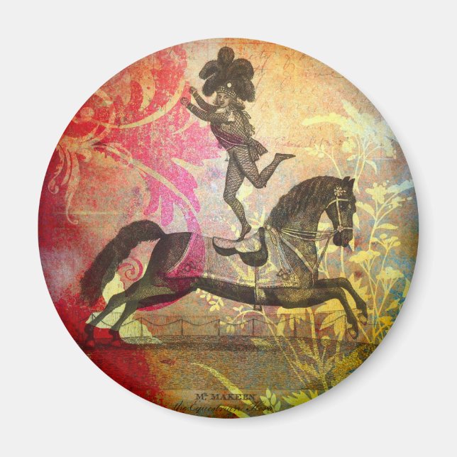 Vintage Circus Magnet (Front)