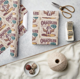 Vintage Circus Mind Reader Wrapping Paper
