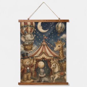 Vintage Circus Nursery Wall Art Circus Animals