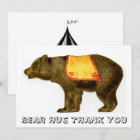Vintage circus performing bear