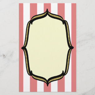 Vintage Circus Personalised Stationery