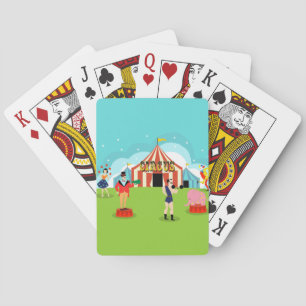 Vintage Circus Playing Cards