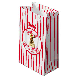 Vintage Circus Popcorn Template Small Gift Bag