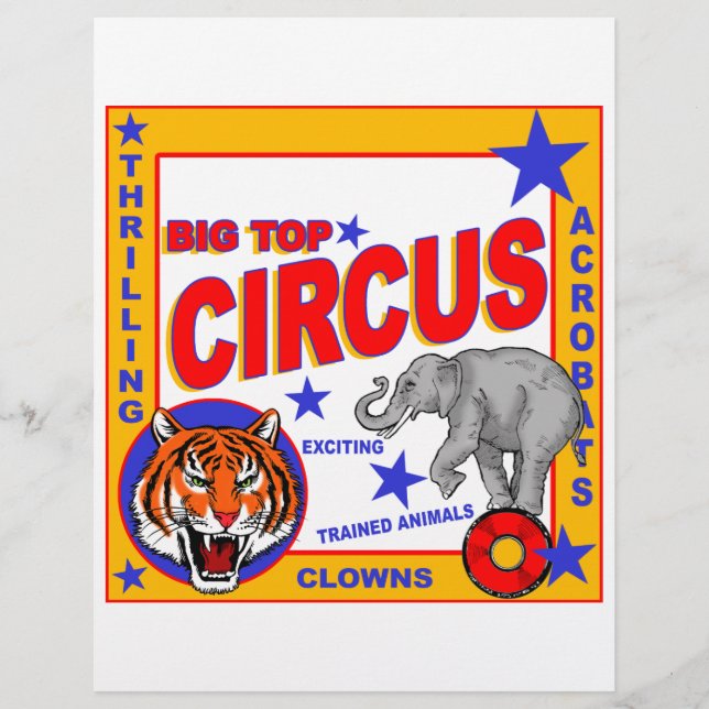 Vintage Circus Poster (Front)