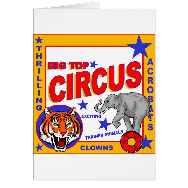 Vintage Circus Poster (Front)