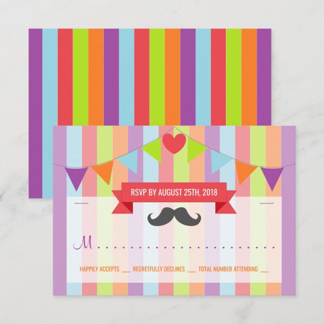 Vintage Circus Poster Children's Birthday RSVP Invitation (Front/Back)