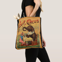 Vintage Circus Poster: Circus Elephant