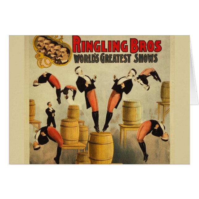 Vintage Circus Sideshow Poster (Front Horizontal)