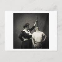 Vintage Circus Sideshow Sword Swallower Freak