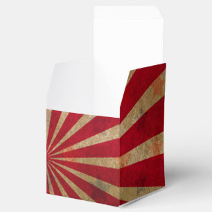 Vintage Circus Tent Stars Red Lines Carnival Favour Box