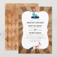 Vintage Circus Themed Birthday Party
