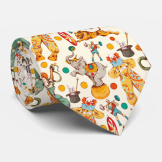 Vintage Circus Tie