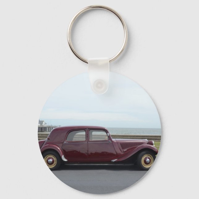 Vintage Citroen Forward Traction Key Ring (Front)