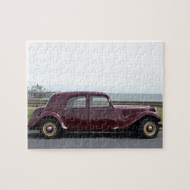 Vintage Citroen Traction Avant Jigsaw Puzzle (Horizontal)