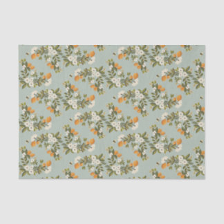 Vintage Citrus Botanical Tissue Paper