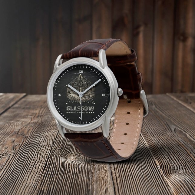 Vintage CIty Chambers Classic brown Leather Watch (Creator Uploaded)