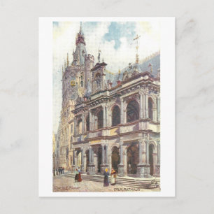 Vintage City Hall, Koln, Germany Postcard