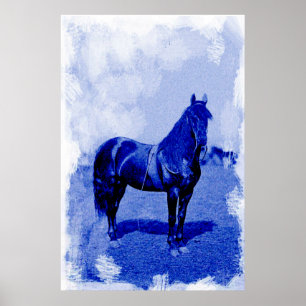 Vintage Civil War Union Horse Canvas Print