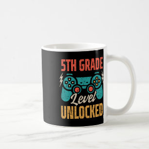 Vintage Ck To School 5th Grade Level Unlocked Vide Coffee Mug