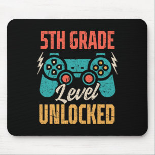 Vintage Ck To School 5th Grade Level Unlocked Vide Mouse Mat