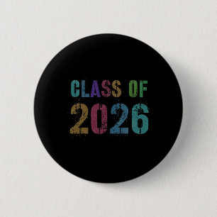 Vintage Cl Of 2026 Finally Senior Graduation Autog 6 Cm Round Badge