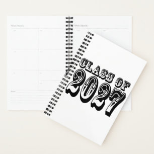Vintage Class of 2027 Graduation Planner