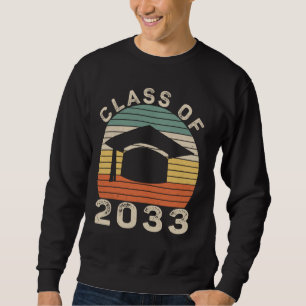Vintage Class of 2033 High School or College Gradu Sweatshirt
