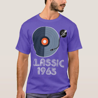 Vintage Classic 1965 Vinyl Record Player Music Lov T-Shirt
