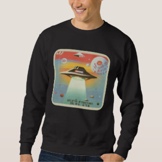 Vintage Classic 1970 s UFO Cool Graphic for Girls Sweatshirt