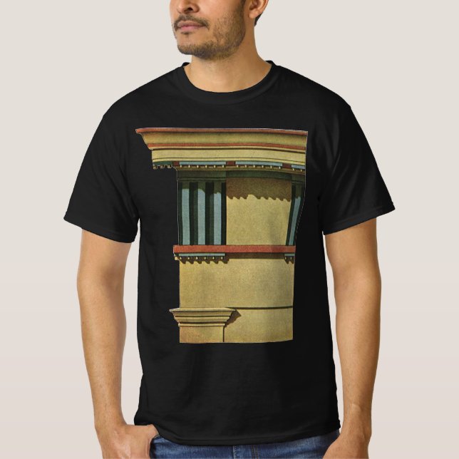 Vintage Classic Architecture, Temple Entablature T-Shirt (Front)