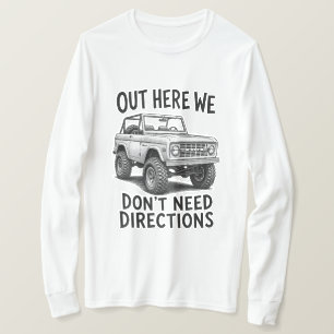 Vintage Classic Bronco Off-Road Illustration T-Shirt