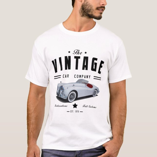 Vintage Classic Car Company T-Shirt (Front)