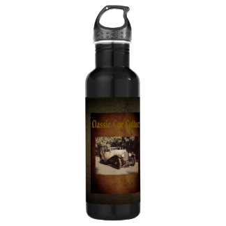 Vintage, Classic Car Culture,Water Bottle
