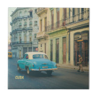 Vintage Classic Car Havana Cuba Street Photography