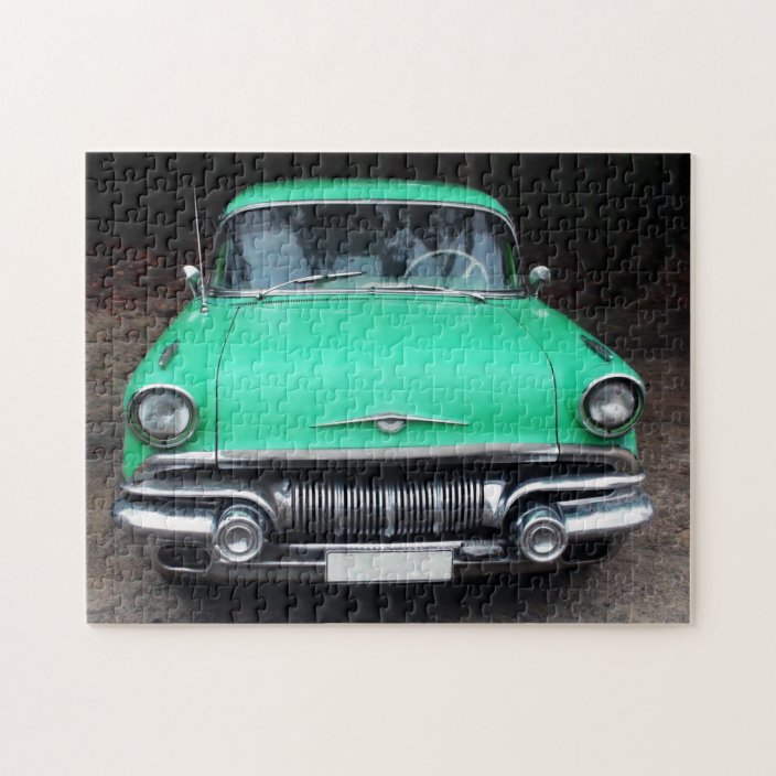 Vintage Classic Car Jigsaw Puzzle Zazzle.co.uk