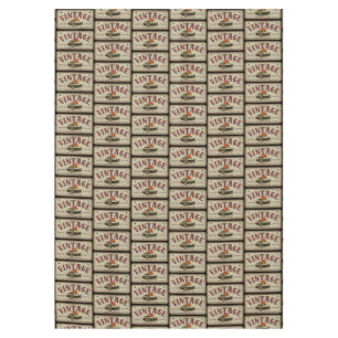 Vintage Classic Car Limited Edition Original Parts Tablecloth
