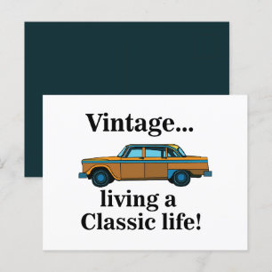 Vintage Classic Car  Postcard