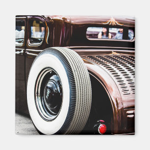 Vintage Classic Car Rat Rod Chopped & Dropped Magnet