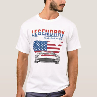 Vintage classic car t-shirt