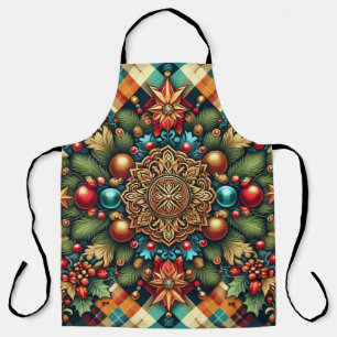 Vintage/Classic colourful Christmas Apron